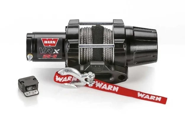 WARN VRX 2500LB (1100KG) 12V ATV WINCH WITH SYNTHETIC ROPE