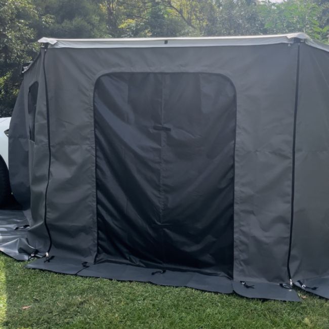 Quick Pitch 180° Weathershade Awning Side Wall Kit – Full Enclosure for Your Freestanding Awning