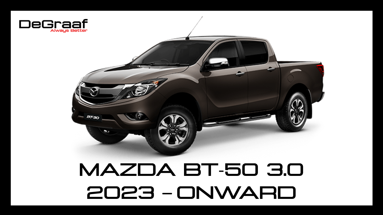 DeGraaf 76mm Stainless Steel Performance Exhaust | Mazda BT-50 3.0 TD (2023–Present)