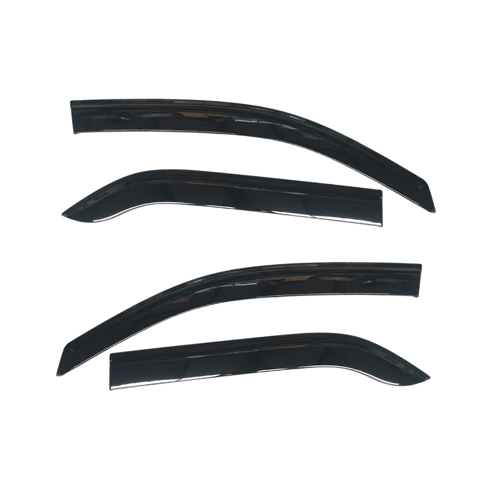 Toyota Fortuner 05-15 Weather Guards, No Logo - Black