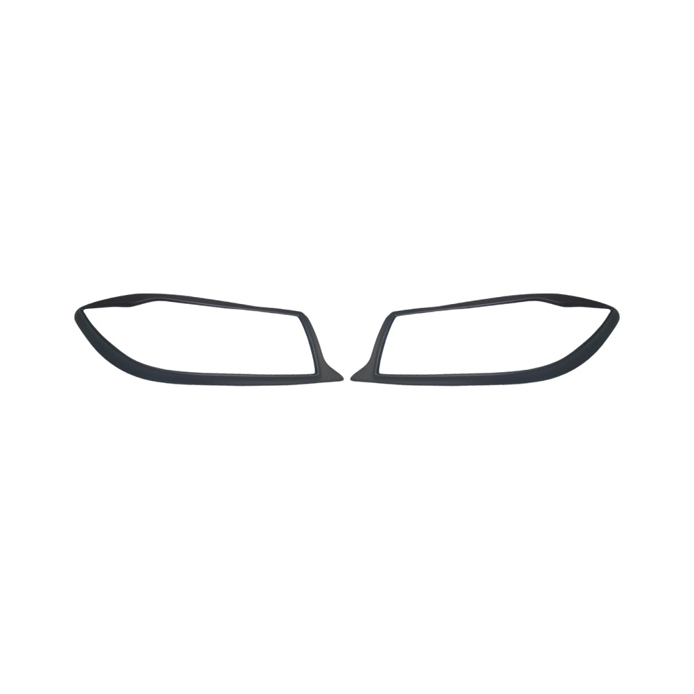 Toyota Fortuner 2009-2011 Head Light Cover - Matte Black