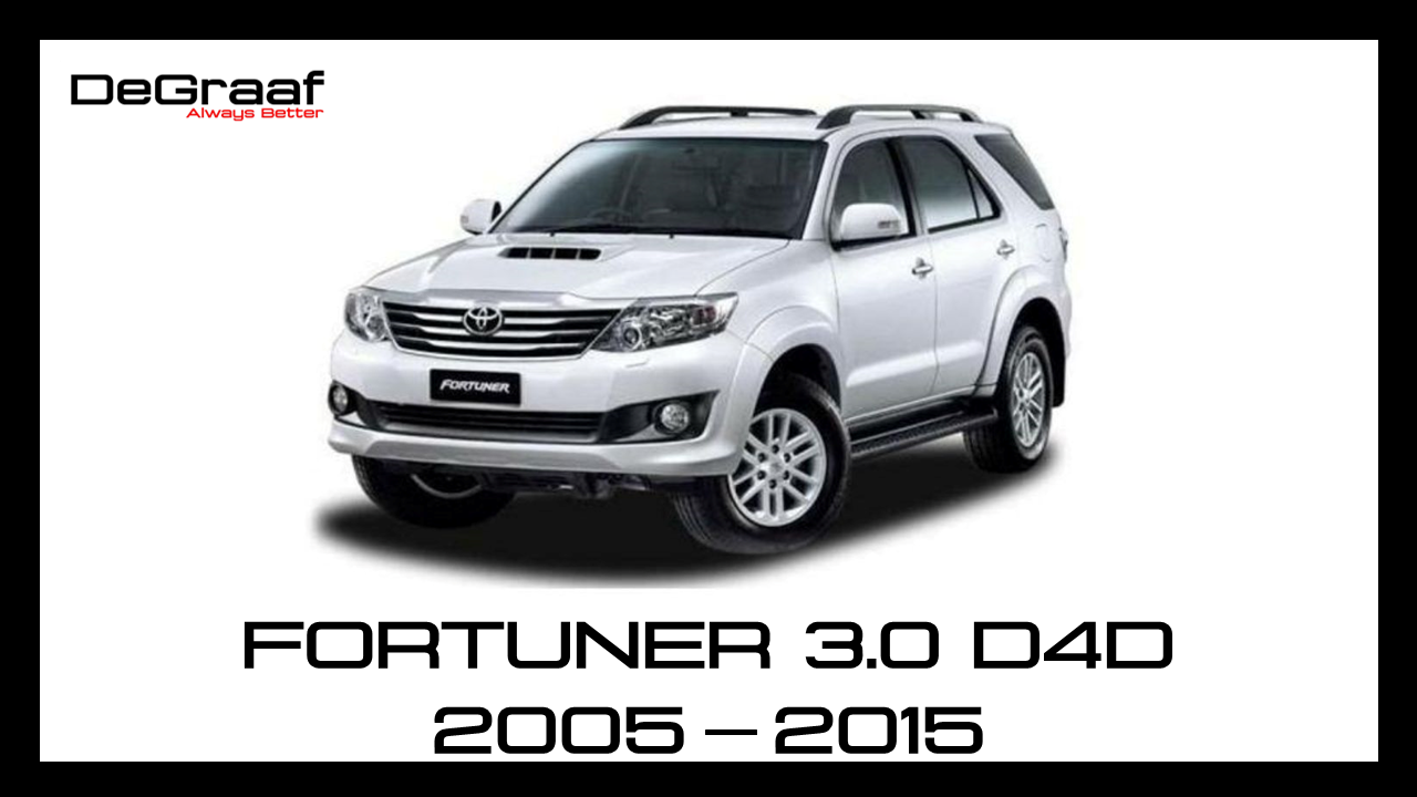DeGraaf 76mm Stainless Steel Performance Exhaust | Toyota Fortuner 3.0 D4D (2005–2015)