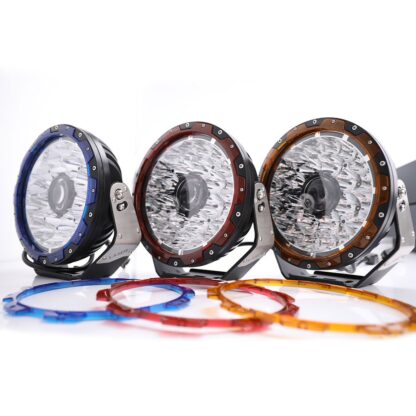 Flex 9″ LED Laser Spotlight With DRL