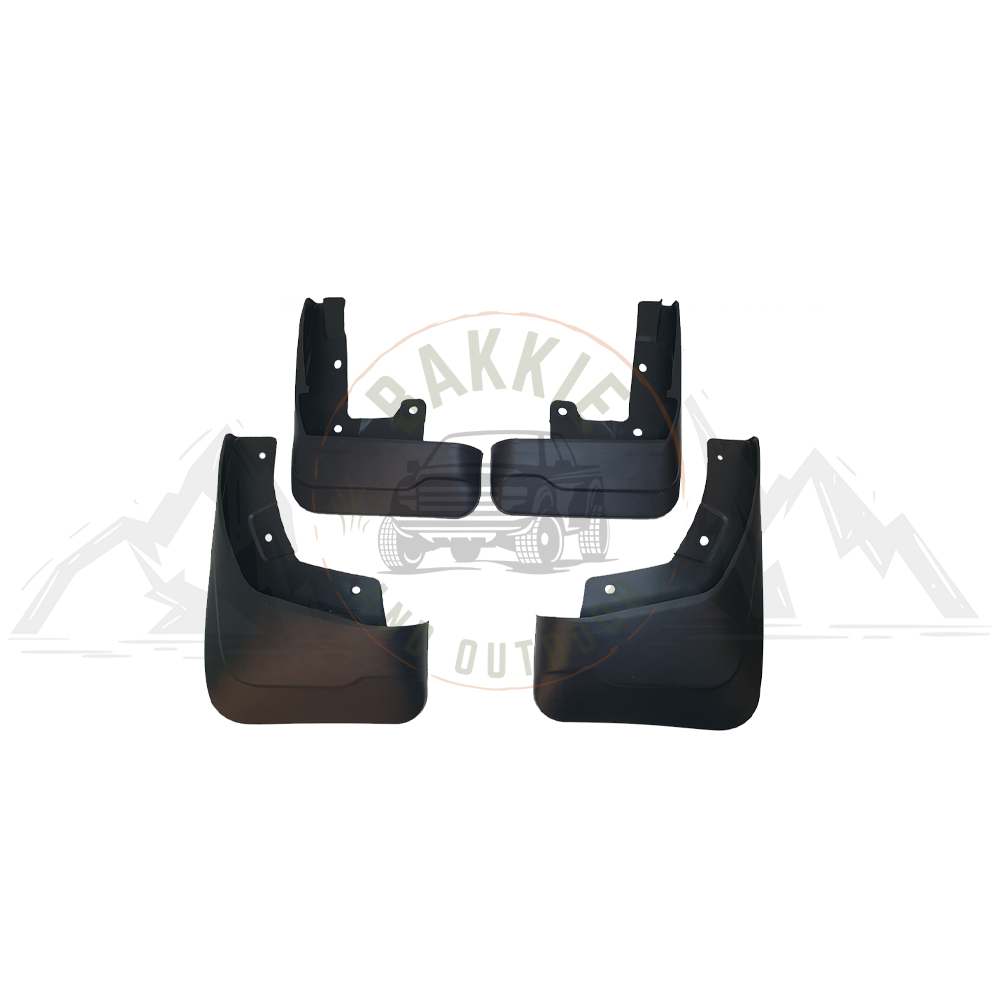 GWM P-Series Mud Flaps Black 4PC Commercial