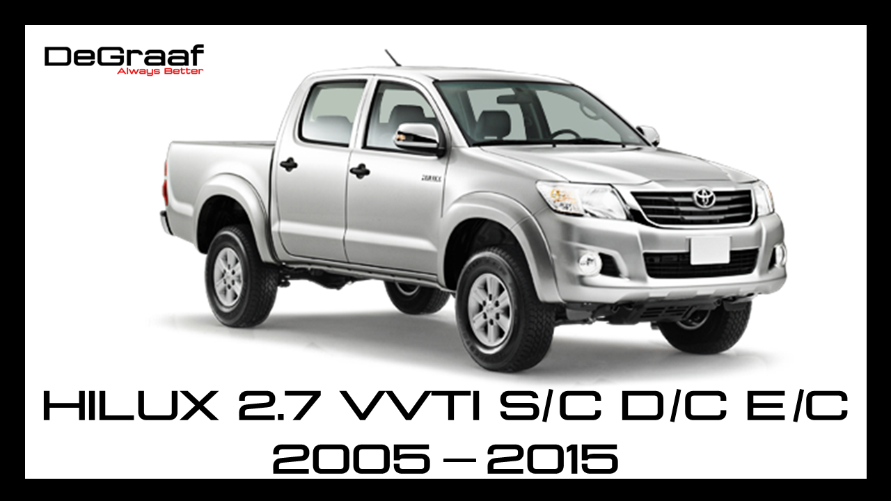 DeGraaf 76mm Stainless Steel Performance Exhaust | Toyota Hilux 2.7 VVTi (2005–2015)