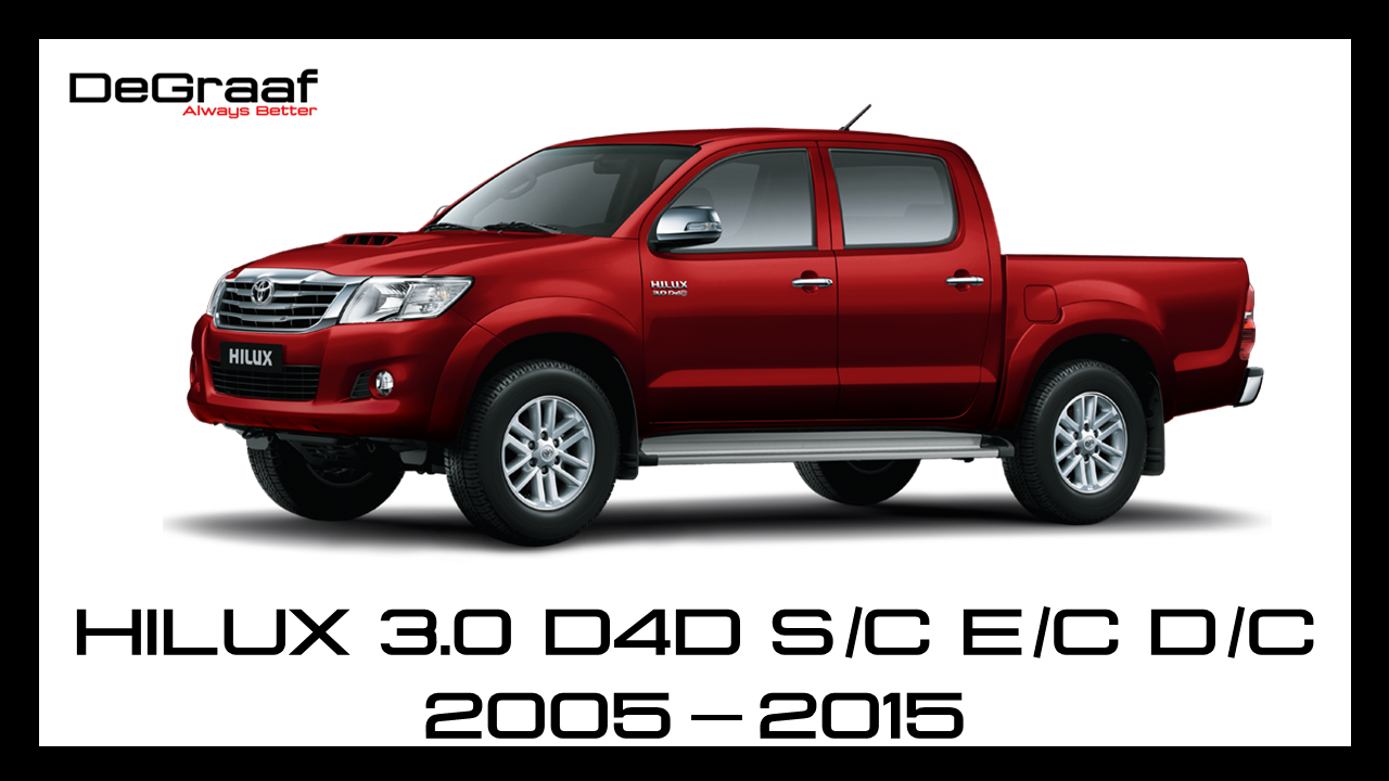 DeGraaf 76mm Stainless Steel Performance Exhaust | Toyota Hilux 3.0 D4D (2005–2015)