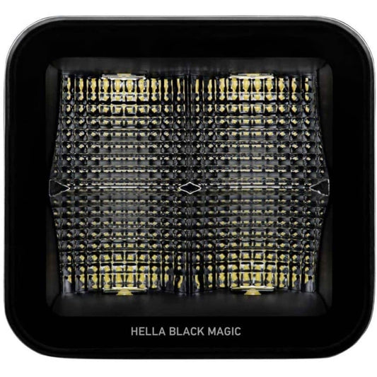 Hella Black Magic LED 3.2" Cube Flood Light Kit