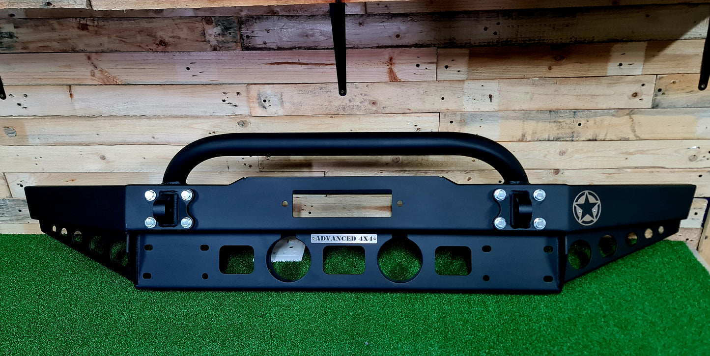 Jeep JK / JKU Front Bumper, Steel - Advanced 4x4