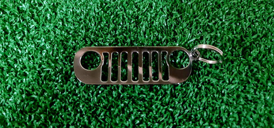 Jeep JL Advanced Key Ring Polished Stainless Steel
