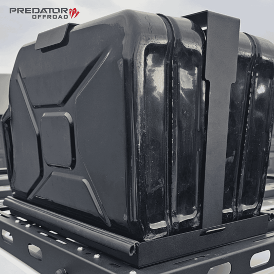 Predator Offroad Dual Jerry Can Holder | XO Rack & Stealth Rack Compatible