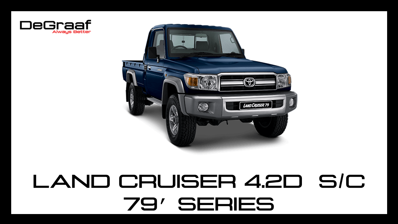 DeGraaf 76mm Stainless Steel Performance Exhaust | Toyota Land Cruiser 79 Series 4.2D Single Cab (1HZ)