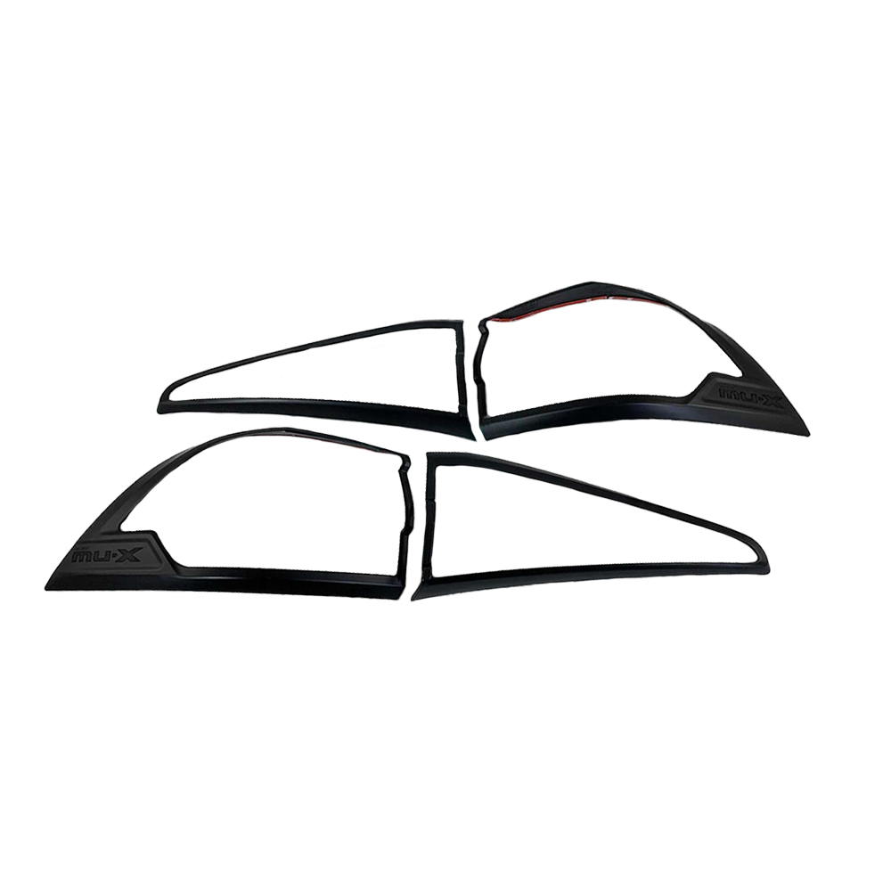 Isuzu MUX (2022-2025) Tail Light Covers Matt Black