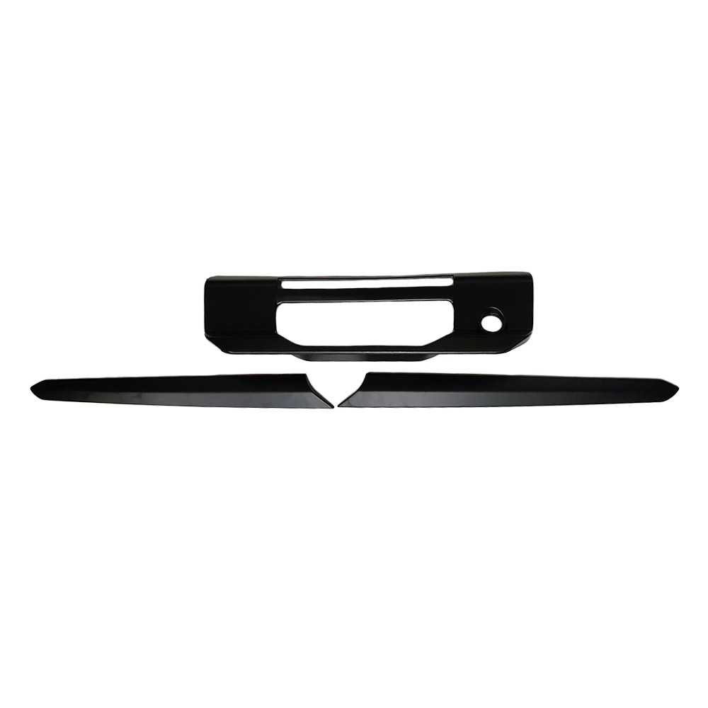 Ford Ranger Next Gen (2023-Present) Tail Gate Handle Cover 3pc Matt Black