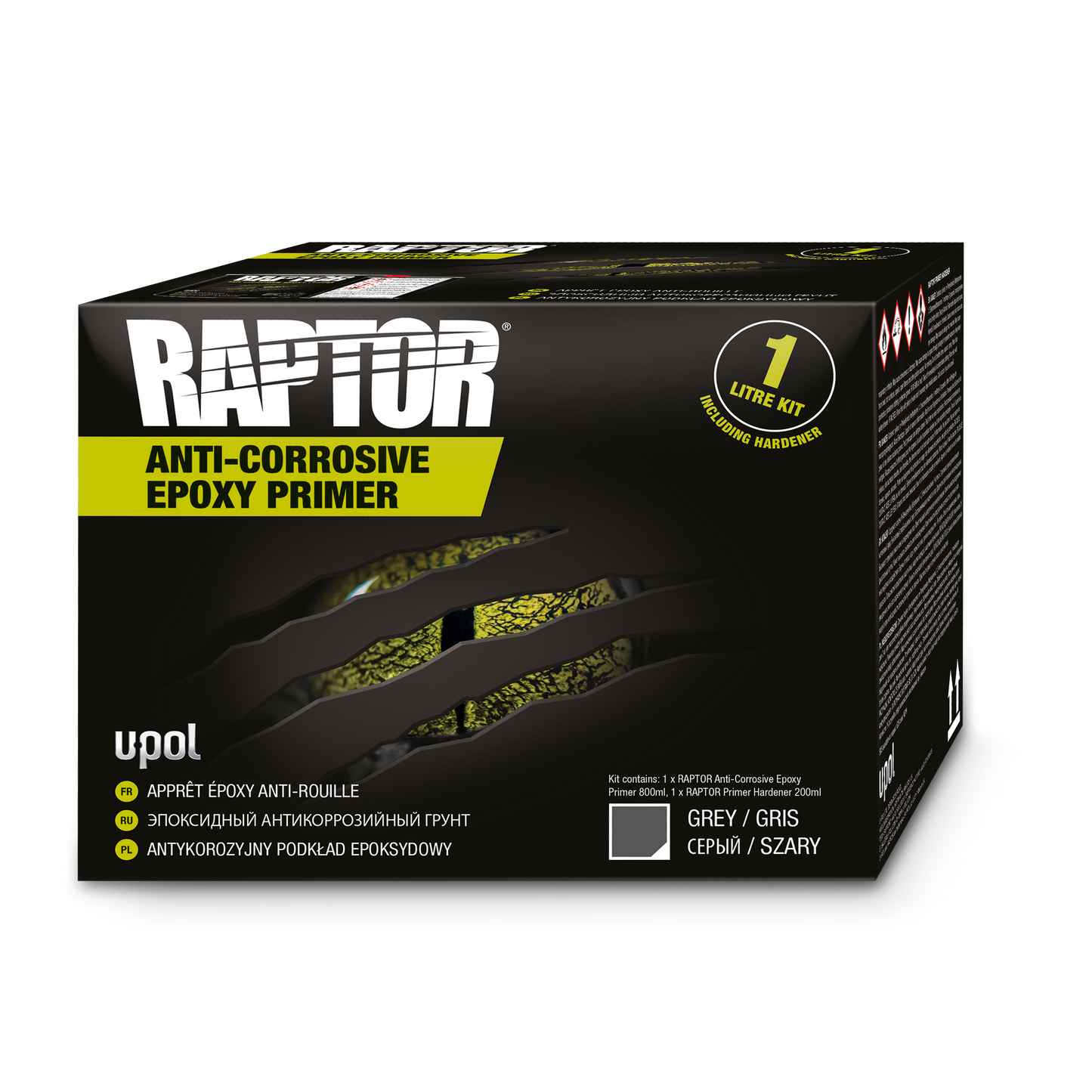 Raptor Anti-Corrosive Epoxy Primer Kit (1L)