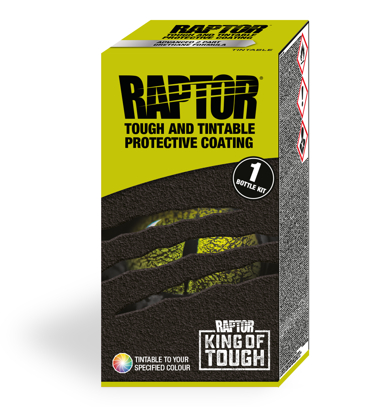 U-POL RAPTOR LINER TINTABLE 1 BOTTLE KIT AND HARDENER