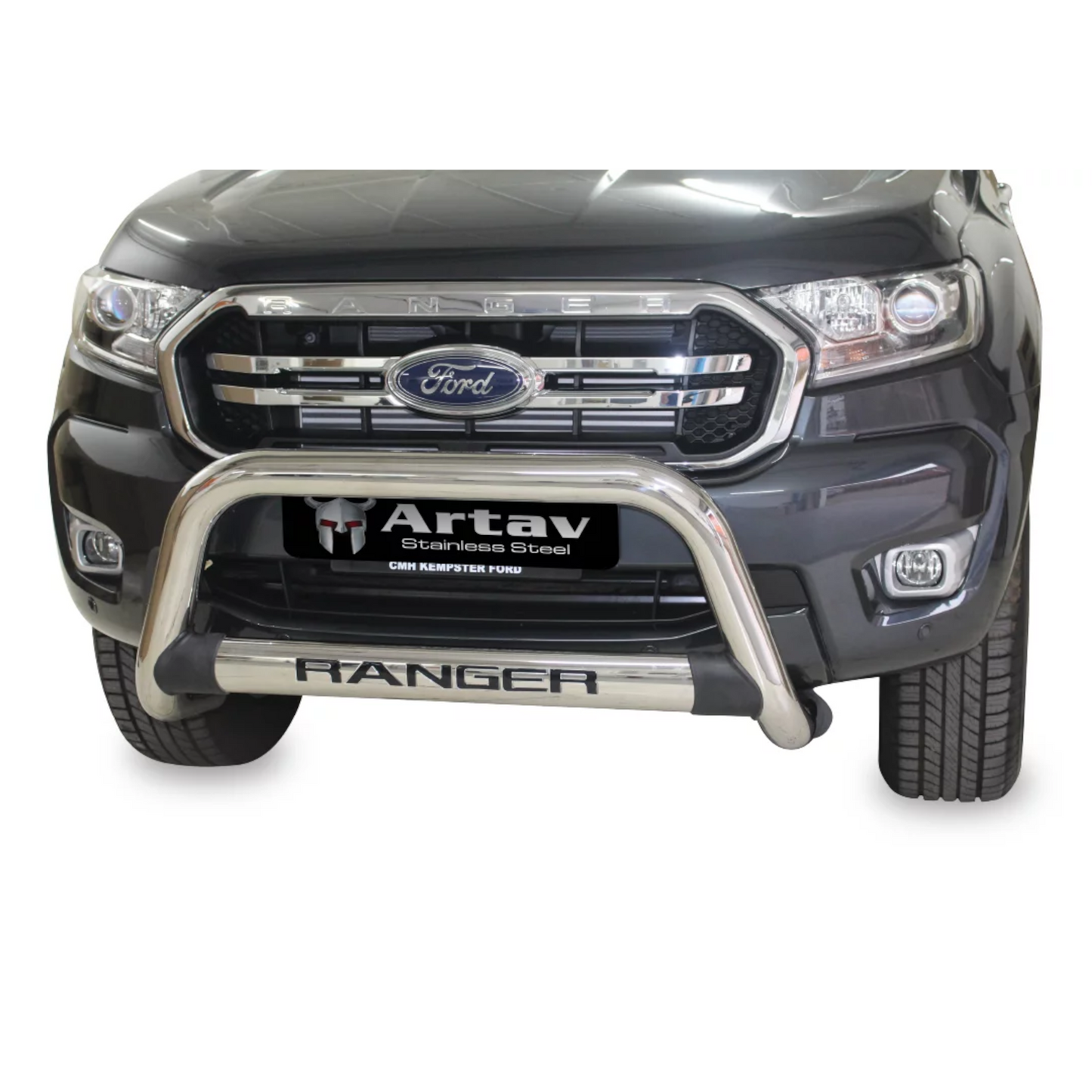 Ford Ranger T6 Facelift Nudge Bar | Stainless Steel | ARTAV