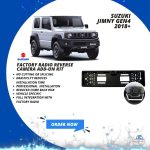 AutoVision Suzuki Jimny 2018+ Nr Plate Reverse Camera Add-On Kit For Factory Radio