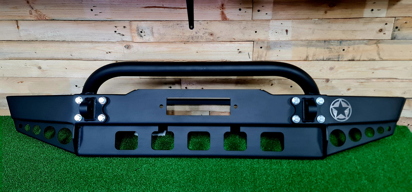 Jeep TJ Front Bumper, Steel - Advanced 4x4