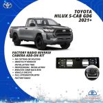 AutoTech Toyota Hilux 2021+ Reverse Camera Add-On Kit For Factory Radio