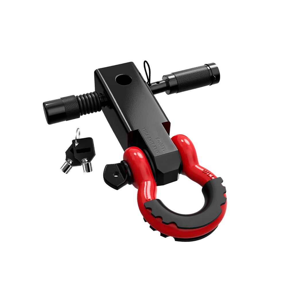 4.75T Shackle Hitch Receiver w/ Lock Pin