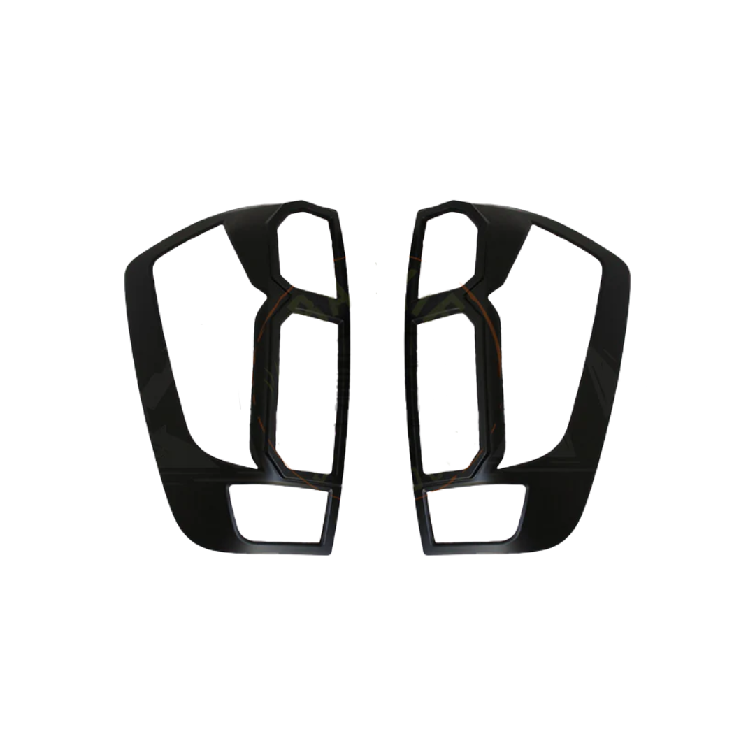 Nissan Navara 2021+ Tail Light Cover Trims Matt Black