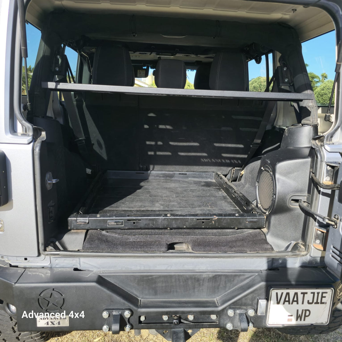 Jeep JKU Cargo Tray with 2 Brackets - Advanced 4x4