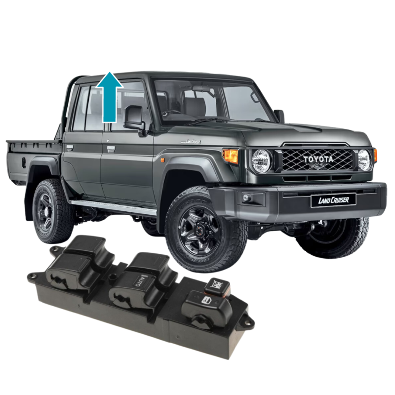 Auto Up Window Switch for Land Cruiser 70 Series Double Cab