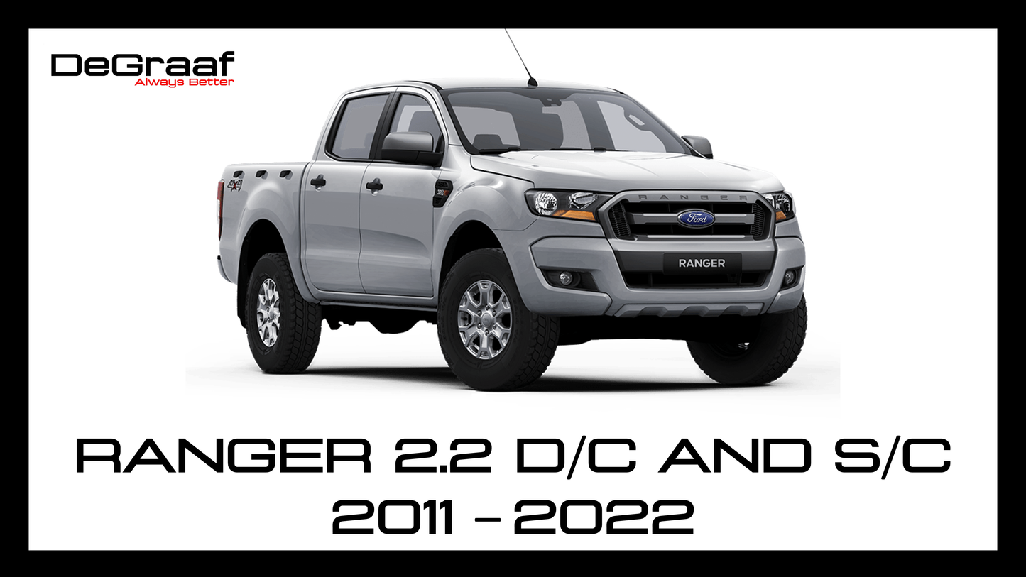 DeGraaf 76mm Stainless Steel Performance Exhaust | Ford Ranger 2.2 TDCi (2011–2022)