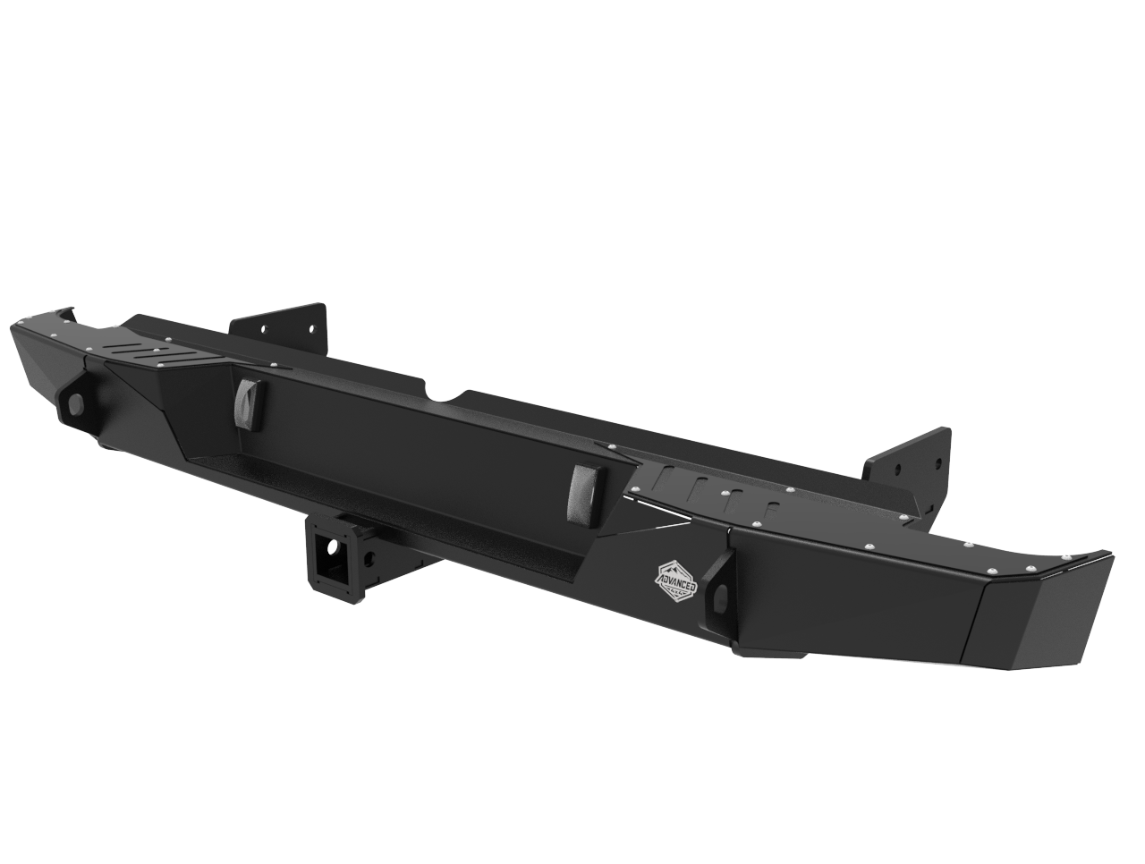 Isuzu D-Max Rear Bumper & Towbar | Integrated Recovery Points & Number Plate Light | 3mm Mild Steel | 2013–2020