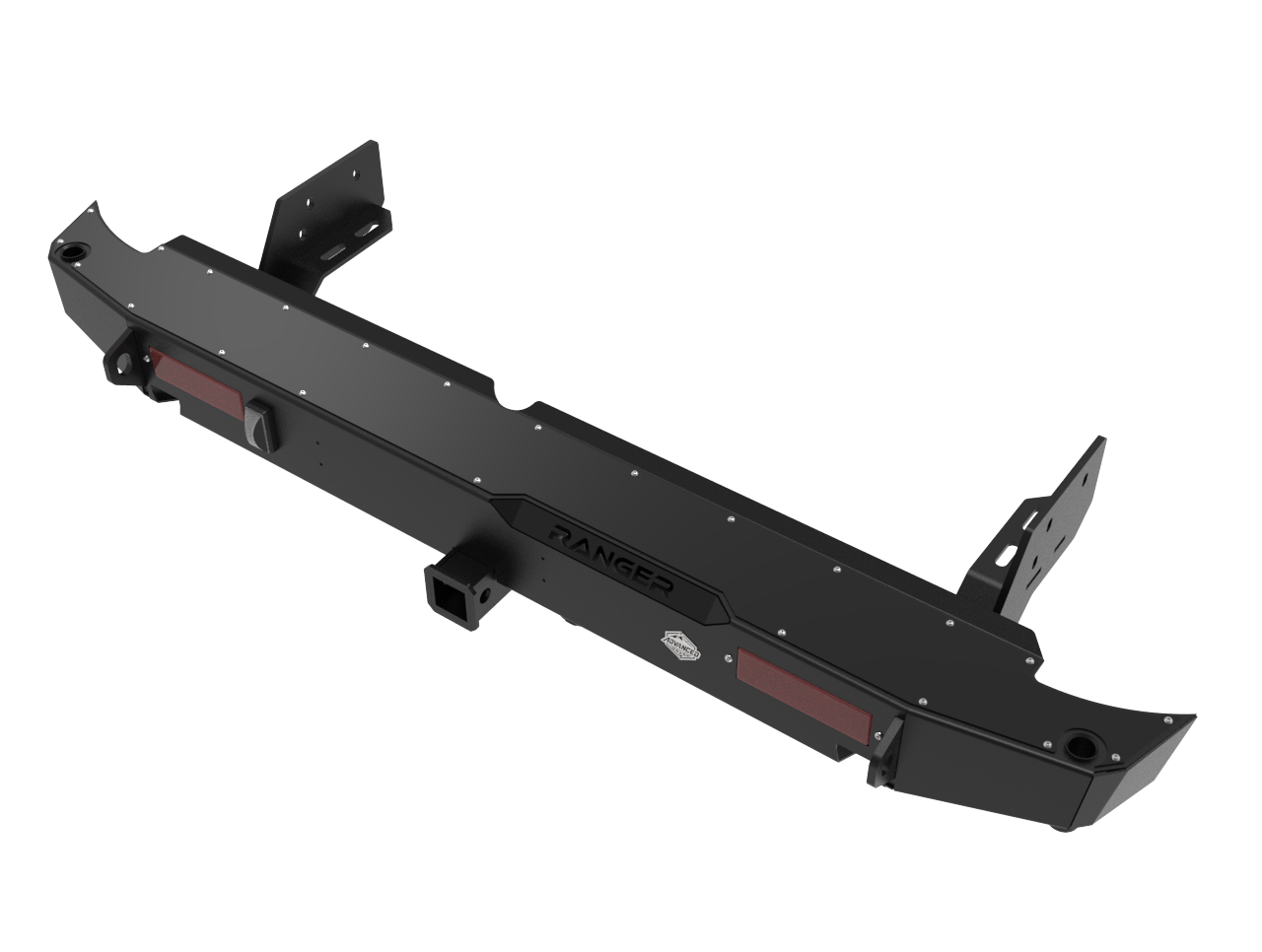 Ford Ranger T6/T7 Rear Bumper | Spare Wheel Carrier Compatible | 3mm Mild Steel | 42kg | 2012–2022 | SA-Made