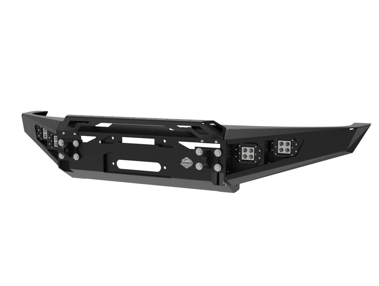 Toyota Land Cruiser 76/78/79 Front Bumper | 3mm Mild Steel | Advanced 4x4