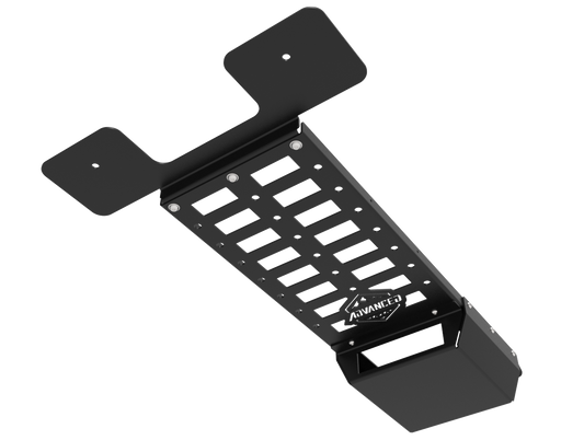 Jeep JK/JKU CB Radio Roof Console MOLLE Panel | 3mm Aluminium | Advanced 4x4
