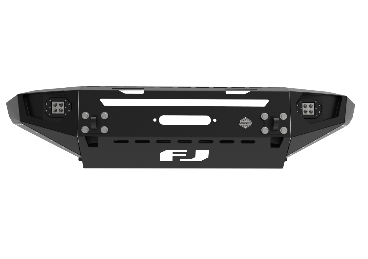 Toyota FJ Cruiser Front Bumper | Winch Ready | Spotlights & High Lift Jack Points | 3mm Mild Steel