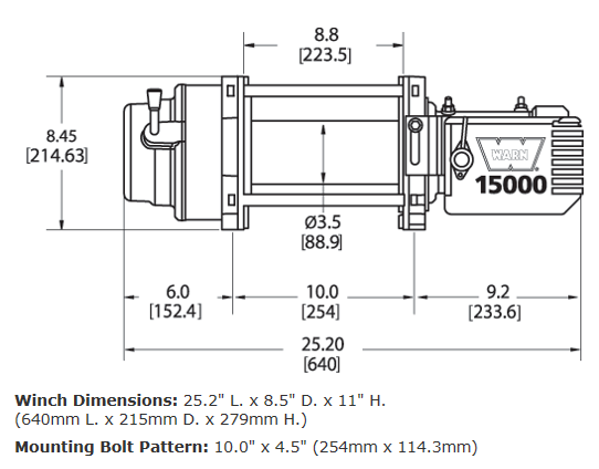 M15 24V HEAVYWEIGHT WINCH - 478022