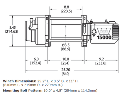 M15 24V HEAVYWEIGHT WINCH - 478022