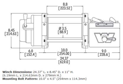 M12 12V HEAVYWEIGHT WINCH - 17801