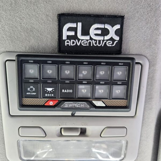 Flex Adventures FLEX 12G Bluetooth Switch Panel | 12-Gang RGB Accessory Controller
