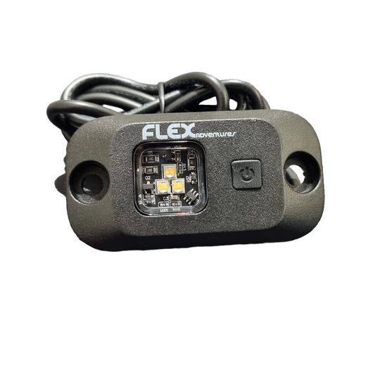 12v LED Dual colour rock light. " Built in switch "