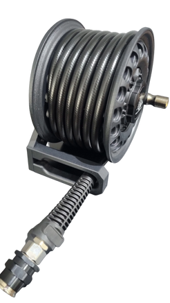 Flex Adventures Retractable Air Reel | 7m x 350 PSI Aluminium Hose Reel for Onboard Compressors