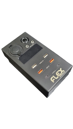 Flex Adventures DC Control Box | 12V/24V Multi-Port Power Distribution System