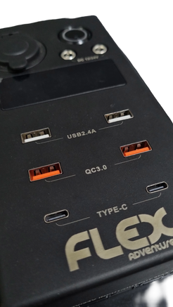 Flex Adventures DC Control Box | 12V/24V Multi-Port Power Distribution System