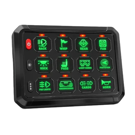 12 Way Wifi Switch Panel with Charging dock