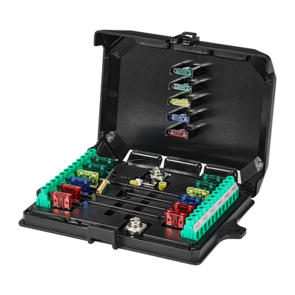 Flex 12G Wireless Switch Panel | 12V/24V 4x4 Accessory Control System (80A, RGB Backlighting, Wireless Range)