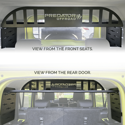 Predator Offroad Suzuki Jimny Gen 4 5-Door Interior Molle Rack | No-Drill | 25kg