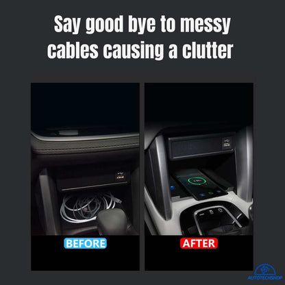 Wireless 18W fast charger for Land Cruiser 300 (iOS)