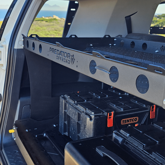 Predator Offroad Toyota FJ Cruiser Boot Cargo Rack | Two-Tier | No-Drill | 3CR12 Stainless