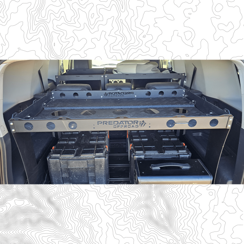 Predator Offroad Toyota FJ Cruiser Boot Cargo Rack | Two-Tier | No-Drill | 3CR12 Stainless