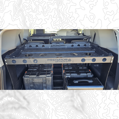 Predator Offroad Toyota FJ Cruiser Boot Cargo Rack | Two-Tier | No-Drill | 3CR12 Stainless