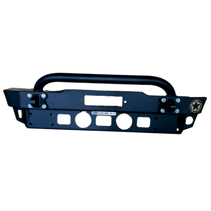 Jeep JL / JLU / JT Gladiator Front Stubby Bumper | 3mm Steel | Advanced 4x4