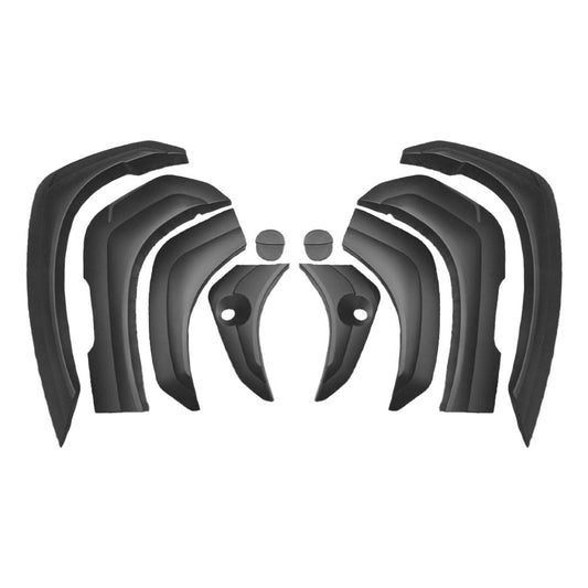 Mitsubishi Pajero Sport (2016-2019) V1 Fender Flares Slim Line Smooth - Matte Black